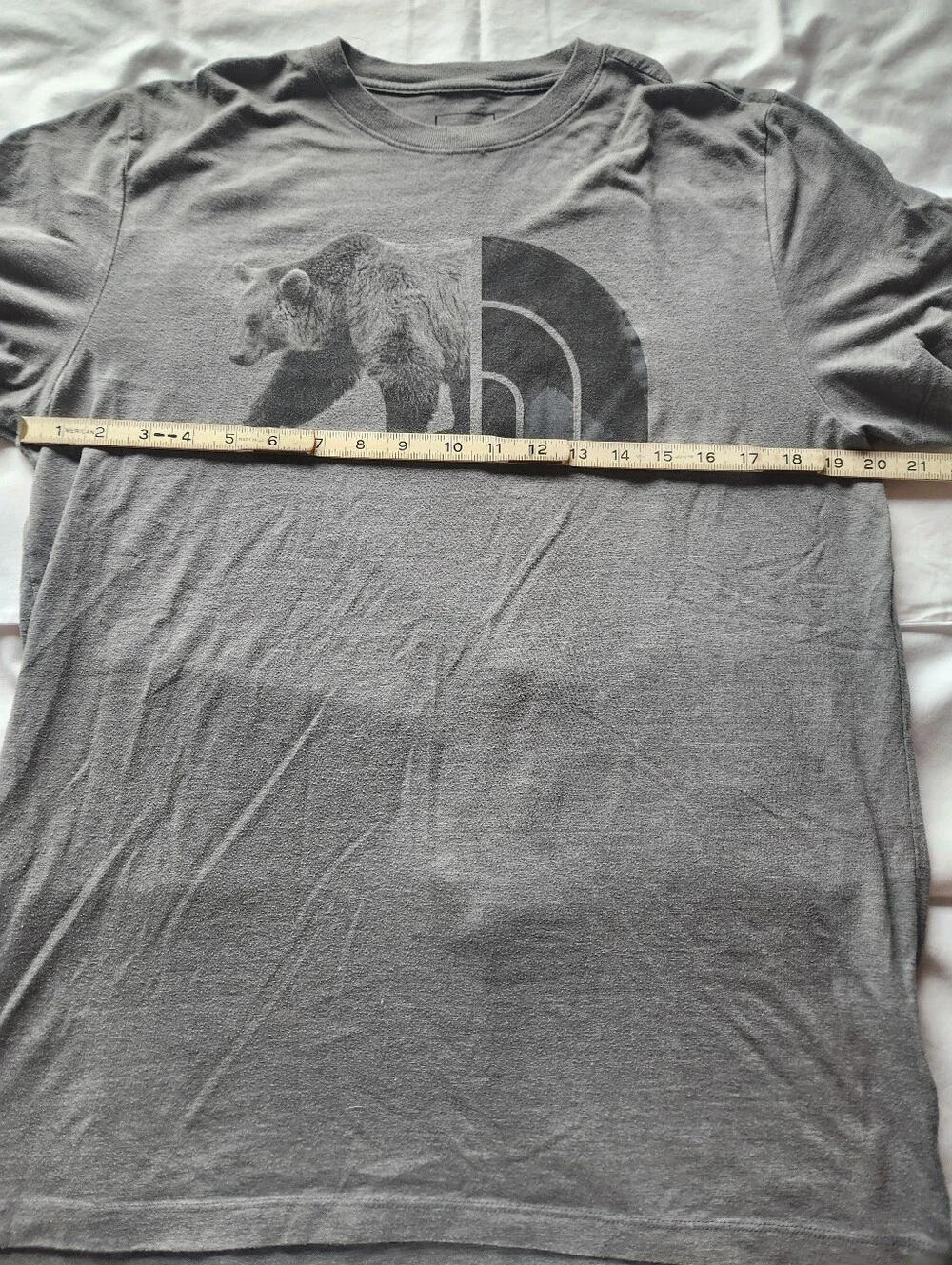 The North Face Men’s Gray Bear Logo T-Shirt